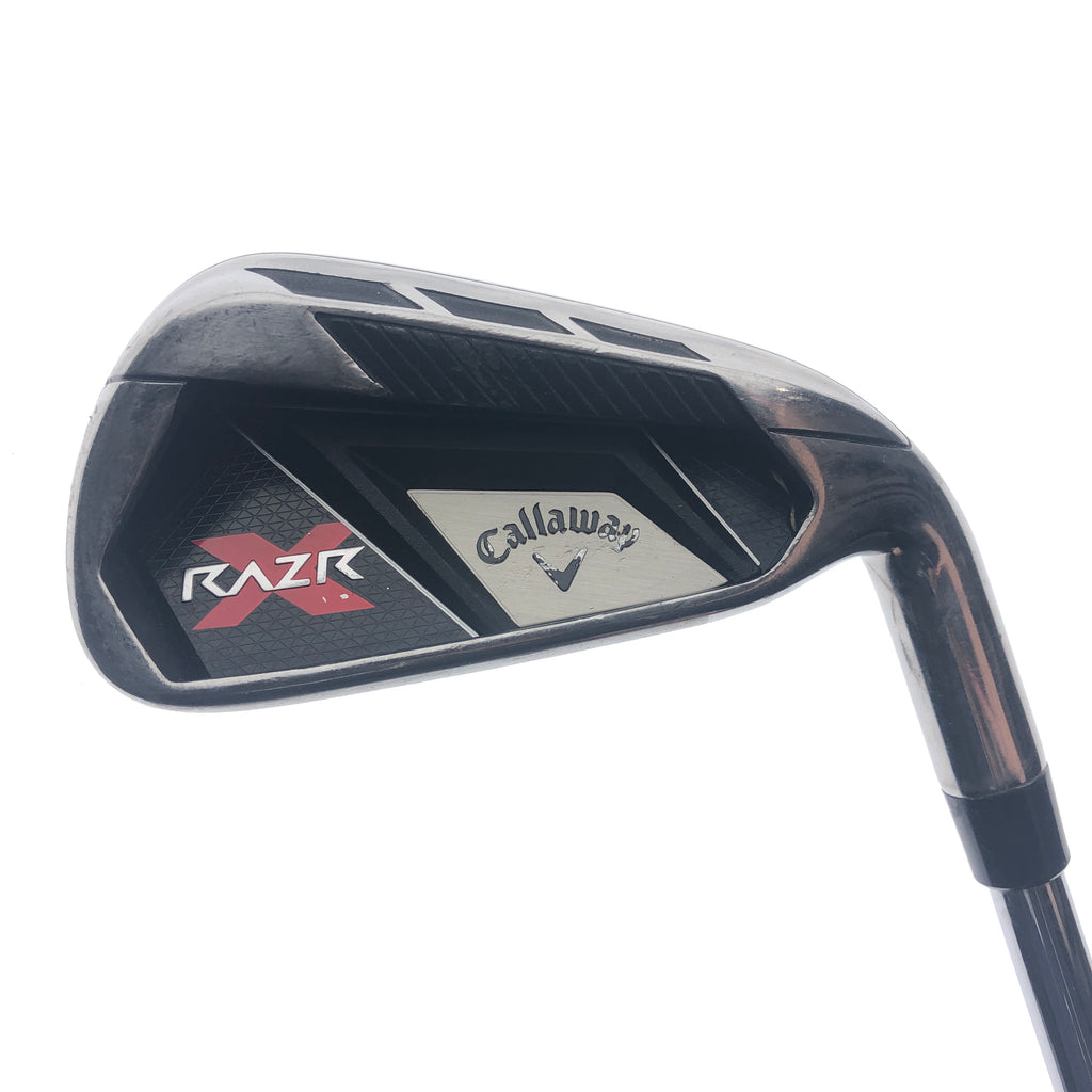 Used Callaway Razr X 5 Iron / 25.0 Degrees / Uniflex Flex