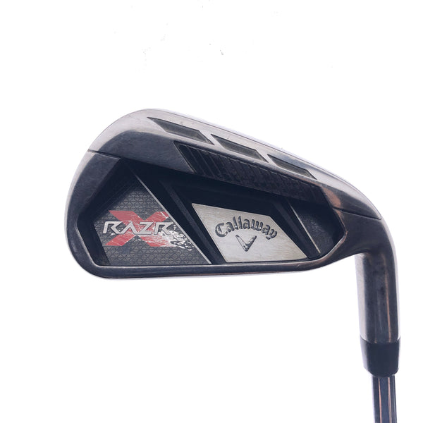 Used Callaway Razr X 6 Iron / 29.0 Degrees / Stiff Flex