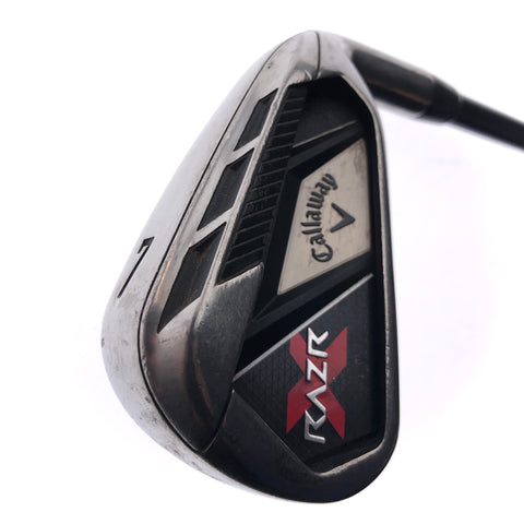 Used Callaway Razr X 7 Iron / 32.0 Degrees / Regular Flex