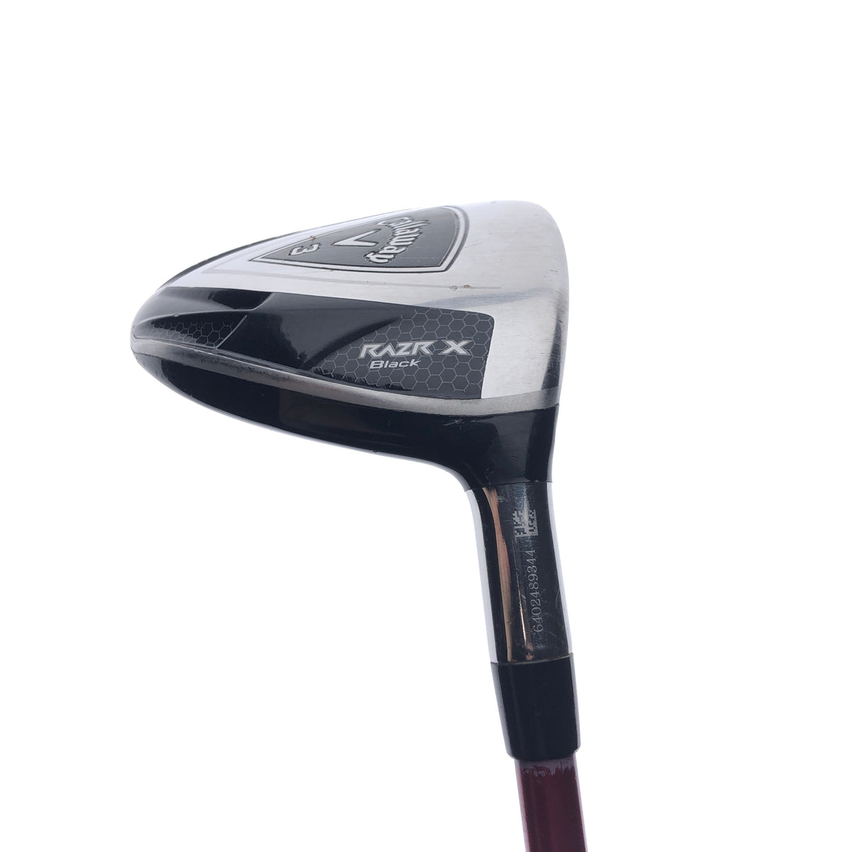 Used Callaway Razr X Black 3 Fairway Wood / 15.0 Degrees / Regular Flex
