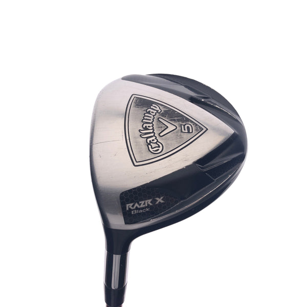 Used Callaway Razr X Black 5 Fairway Wood / 18 Degrees / R Flex / Left-Handed