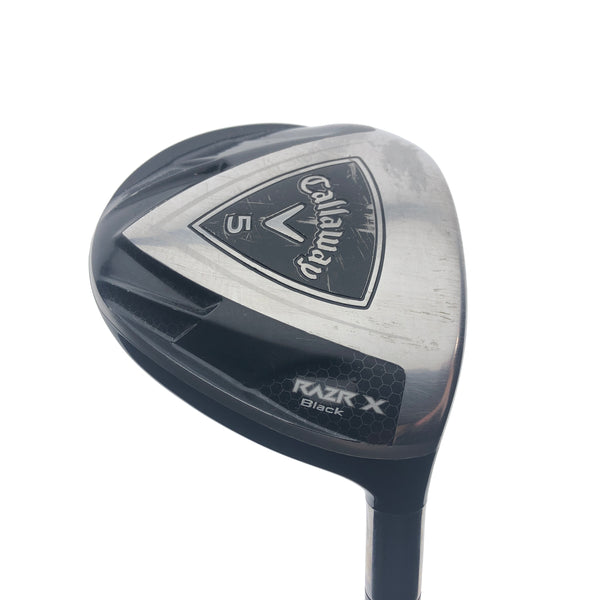 Used Callaway Razr X Black 5 Fairway Wood / 18 Degrees / Regular Flex