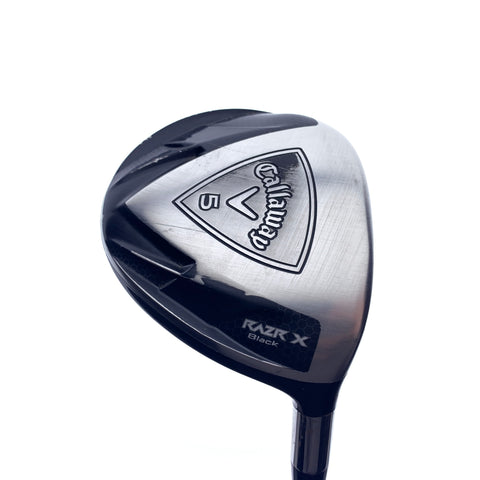 Used Callaway Razr X Black 5 Fairway Wood / 18.0 Degrees / Regular Flex