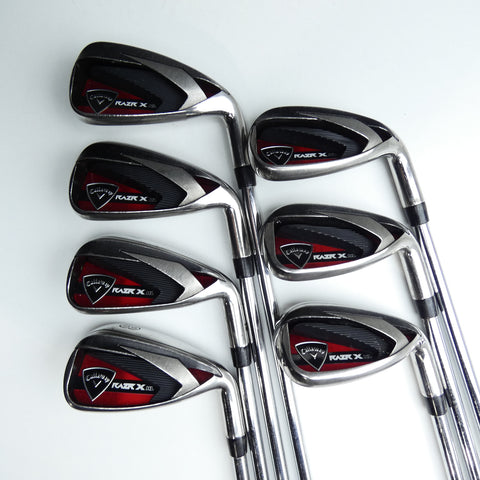 Used Callaway Razr X HL Iron Set / 5 - SW / Uniflex