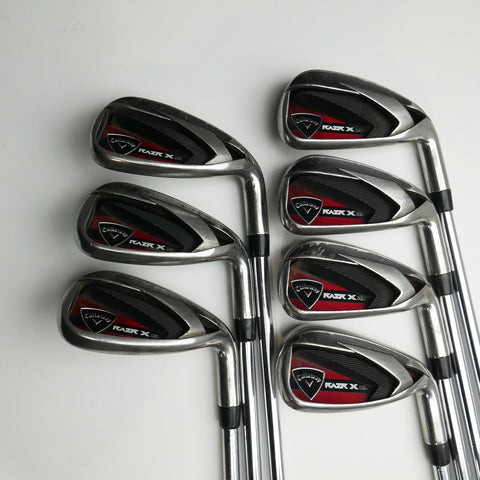 Used Callaway Razr X HL Iron Set / 5 - SW / Uniflex