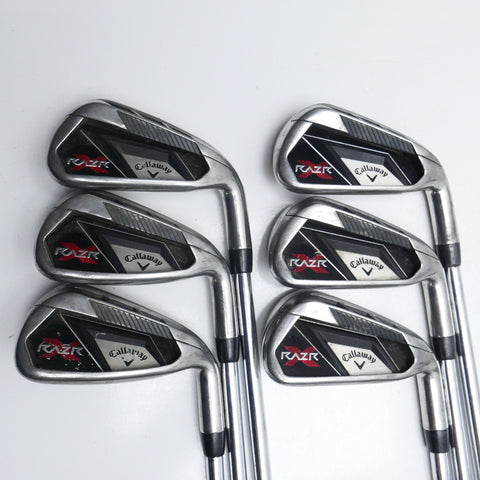 Used Callaway Razr X Iron Set / 4 - 9 IRON / Uniflex