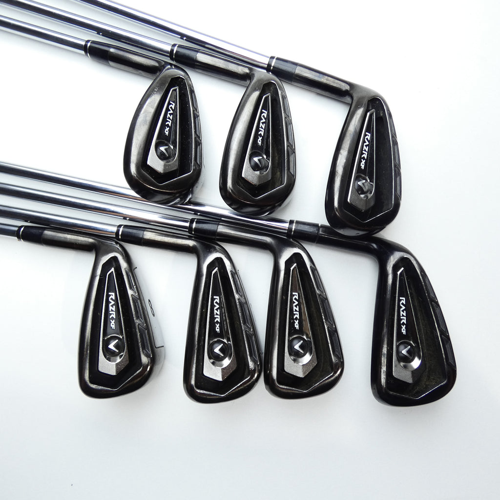 Used Callaway Razr XF Iron Set / 5 - SW / Regular Flex / Left-Handed