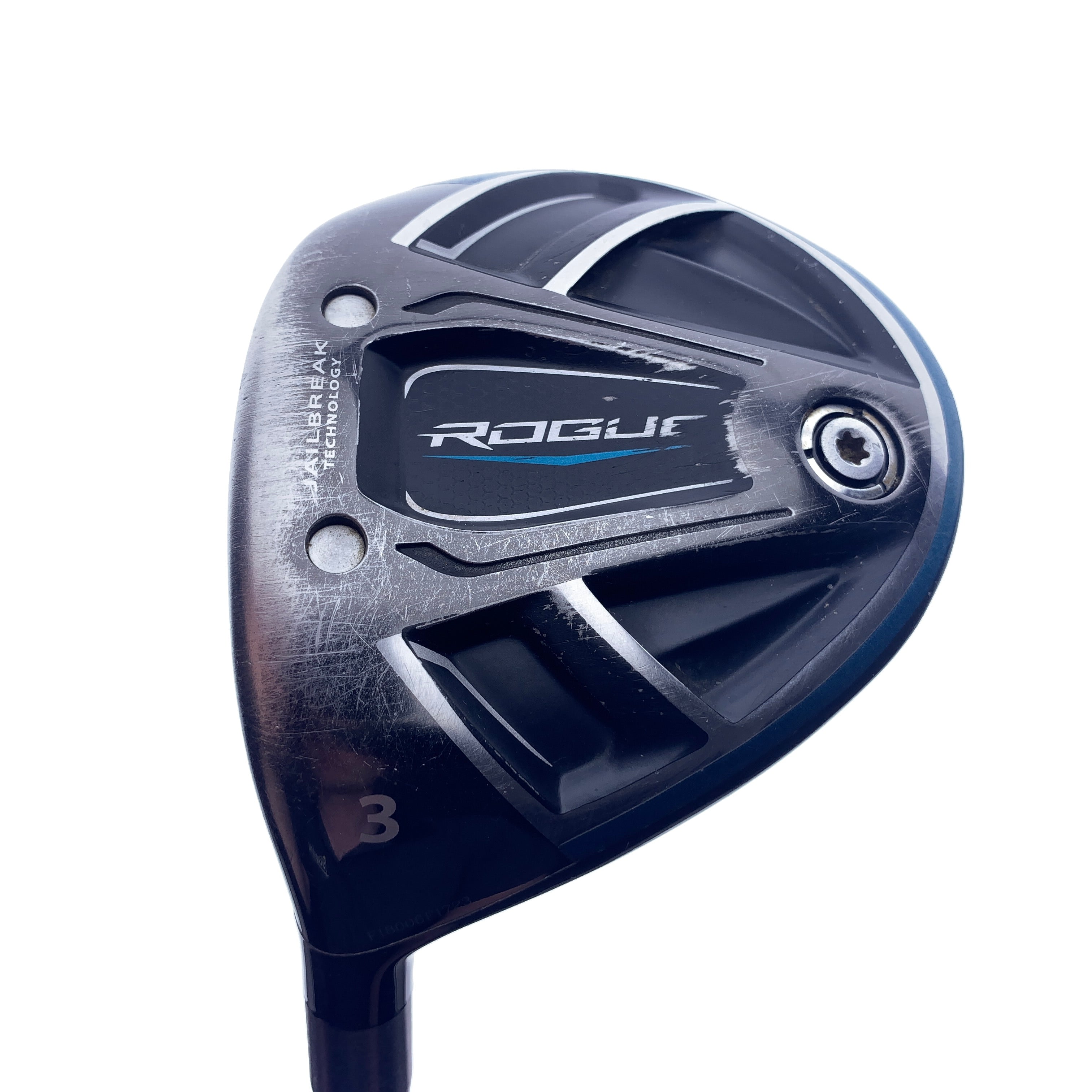 Used Callaway Rogue 3 Fairway Wood / 15 Degrees / X-Stiff Flex / Left-Handed