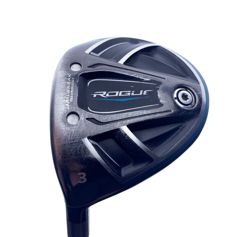 Used Callaway Rogue 3 Fairway Wood / 15 Degrees / X-Stiff Flex / Left-Handed