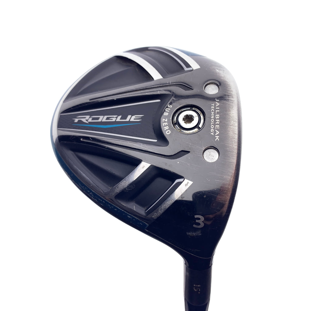 Used Callaway Rogue 3 Fairway Wood / 15.0 Degrees / X-Stiff Flex