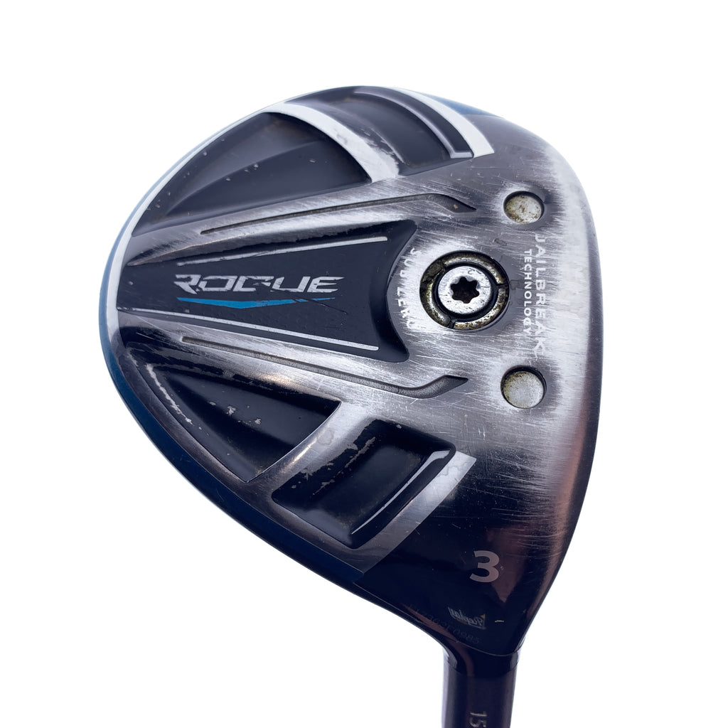 Used Callaway Rogue 3 Fairway Wood / Stiff Flex