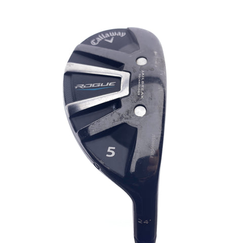 Used Callaway Rogue 5 Hybrid / 24.0 Degrees / Stiff Flex