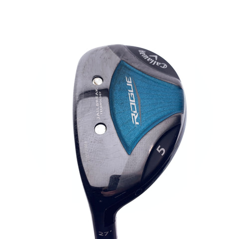 Used Callaway Rogue 5 Hybrid / 27 Degrees / Ladies Flex / Left-Handed