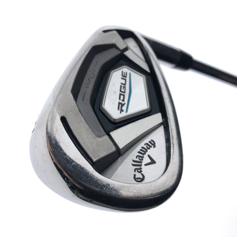 Used Callaway Rogue 9 Iron / 39.0 Degrees / Stiff Flex