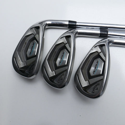 Used Callaway Rogue Iron Set / 4 - PW / Regular Flex