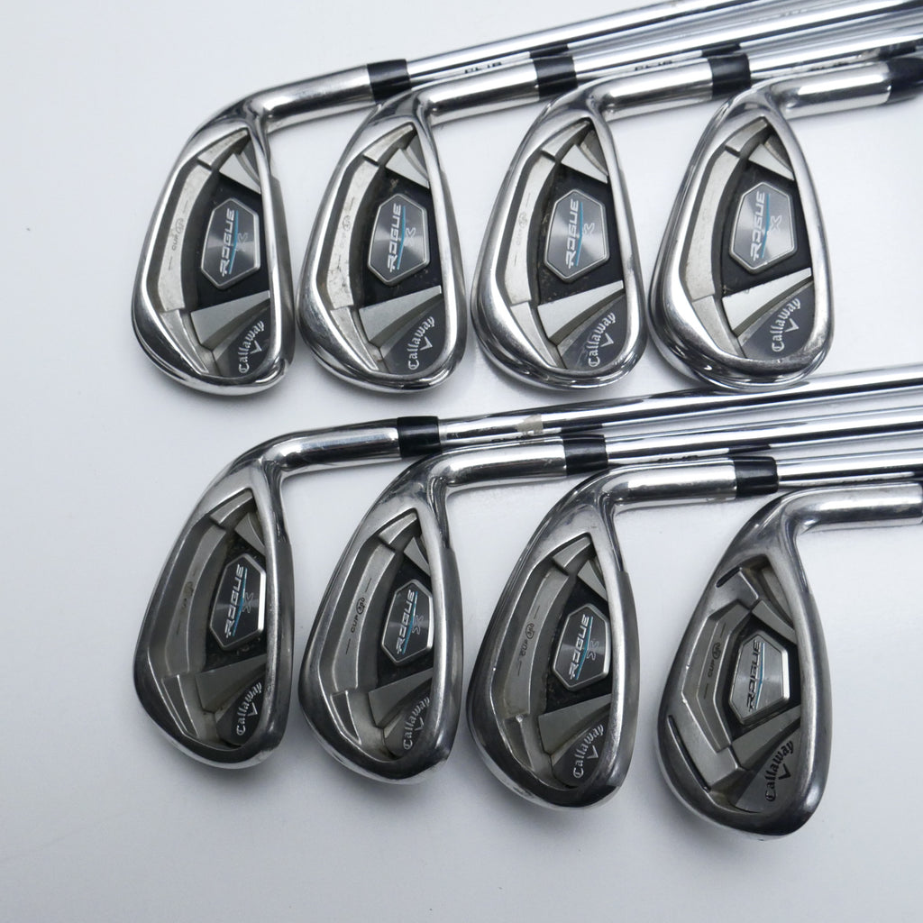 Used Callaway Rogue Iron Set / 5 - SW + AW / Regular Flex