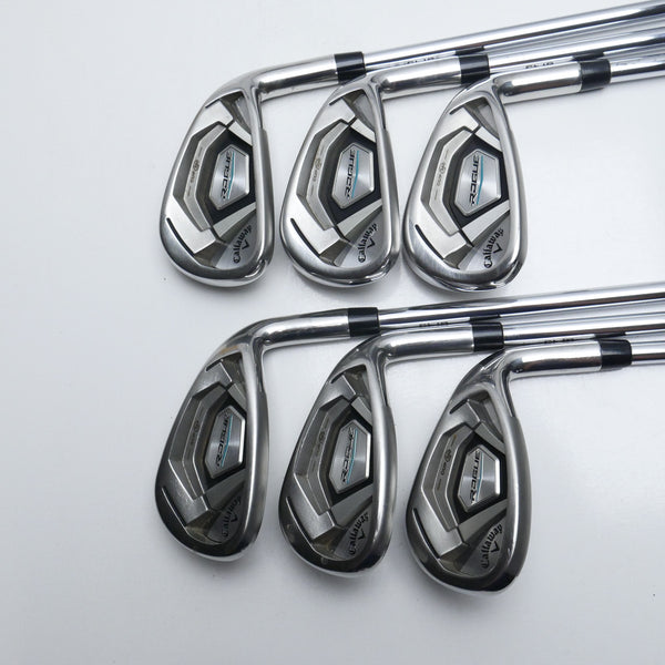 Used Callaway Rogue Iron Set / 6 - PW + AW / Regular Flex