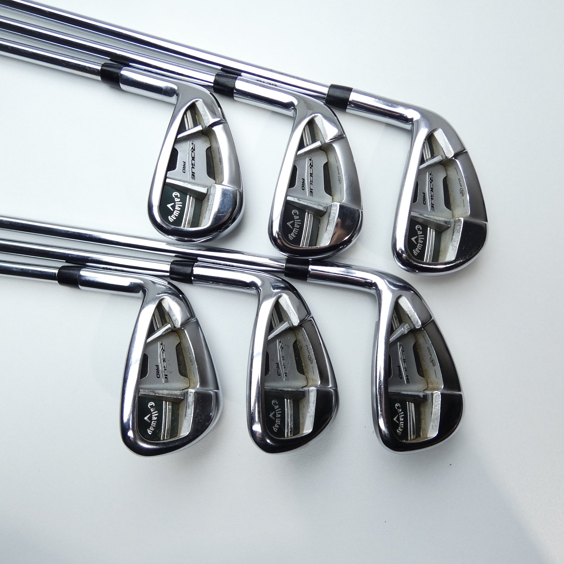 Used Callaway Rogue Pro Iron Set / 5 - PW / Regular Flex / Left-Handed