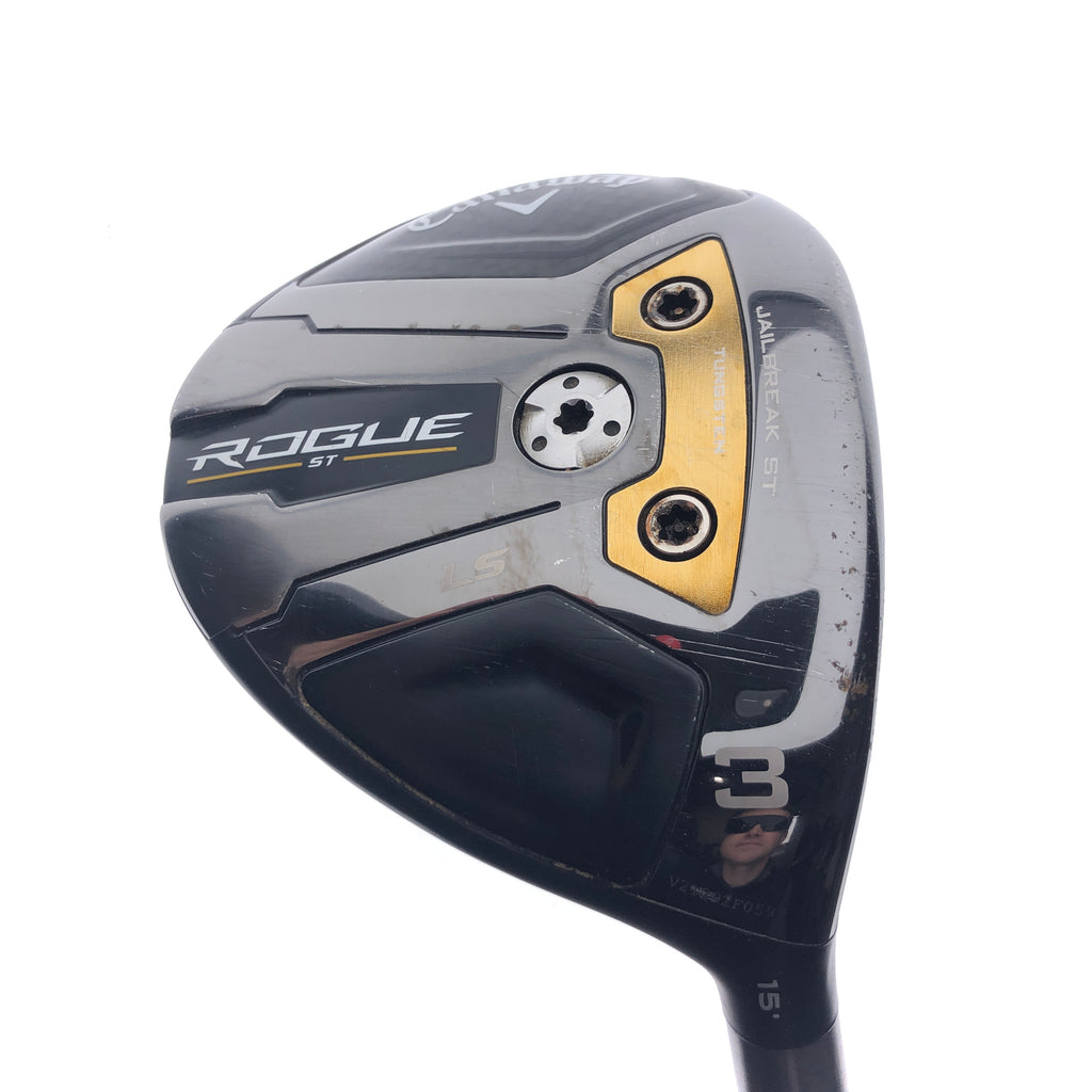 Used Callaway Rogue ST LS 3 Fairway Wood / 15 Degrees / Stiff Flex