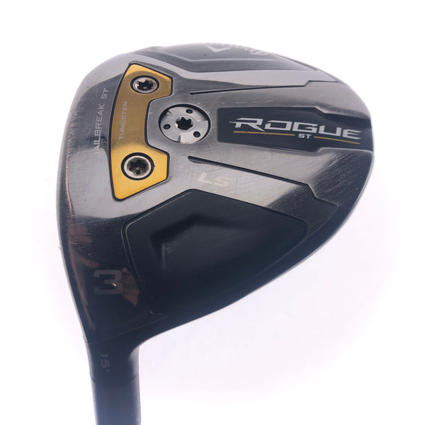 Used Callaway Rogue ST LS 3 Fairway Wood / 15 Degrees / X-Stiff Flex / L-H