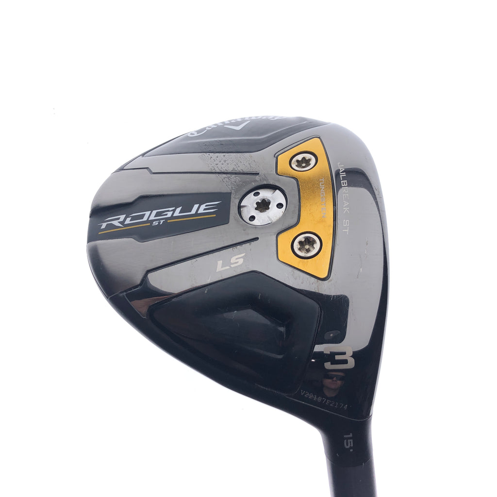 Used Callaway Rogue ST LS 3 Fairway Wood / 15 Degrees / X-Stiff Flex