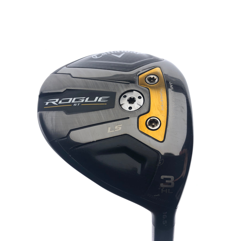 Used Callaway Rogue ST LS 3 HL Fairway Wood / 16.5 Degrees / Stiff Flex