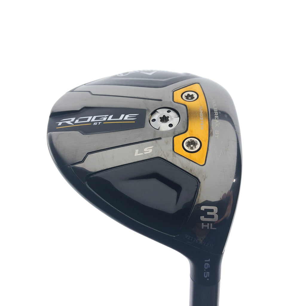 Used Callaway Rogue ST LS 3 HL Fairway Wood / 16.5 Degrees / X-Stiff Flex