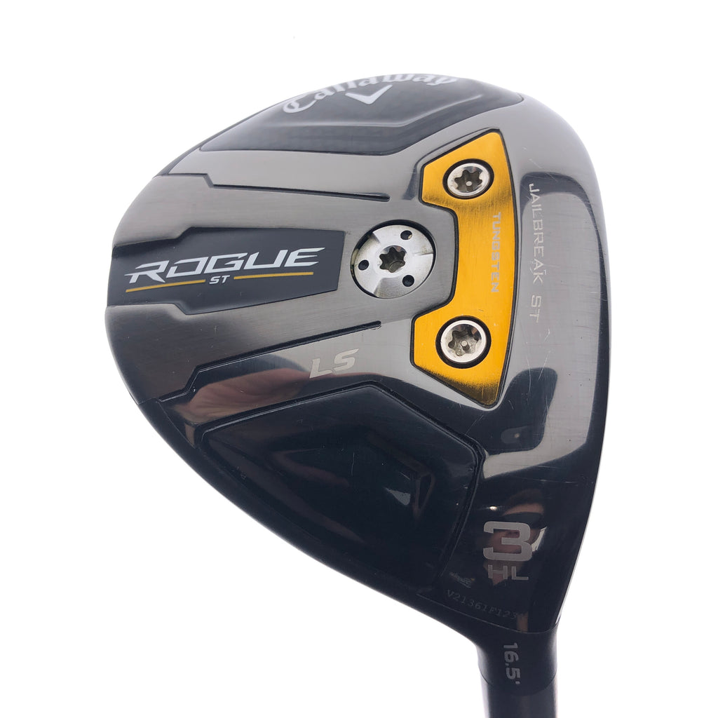 Used Callaway Rogue ST LS 3 HL Fairway Wood / 16.5 Degrees / X-Stiff Flex