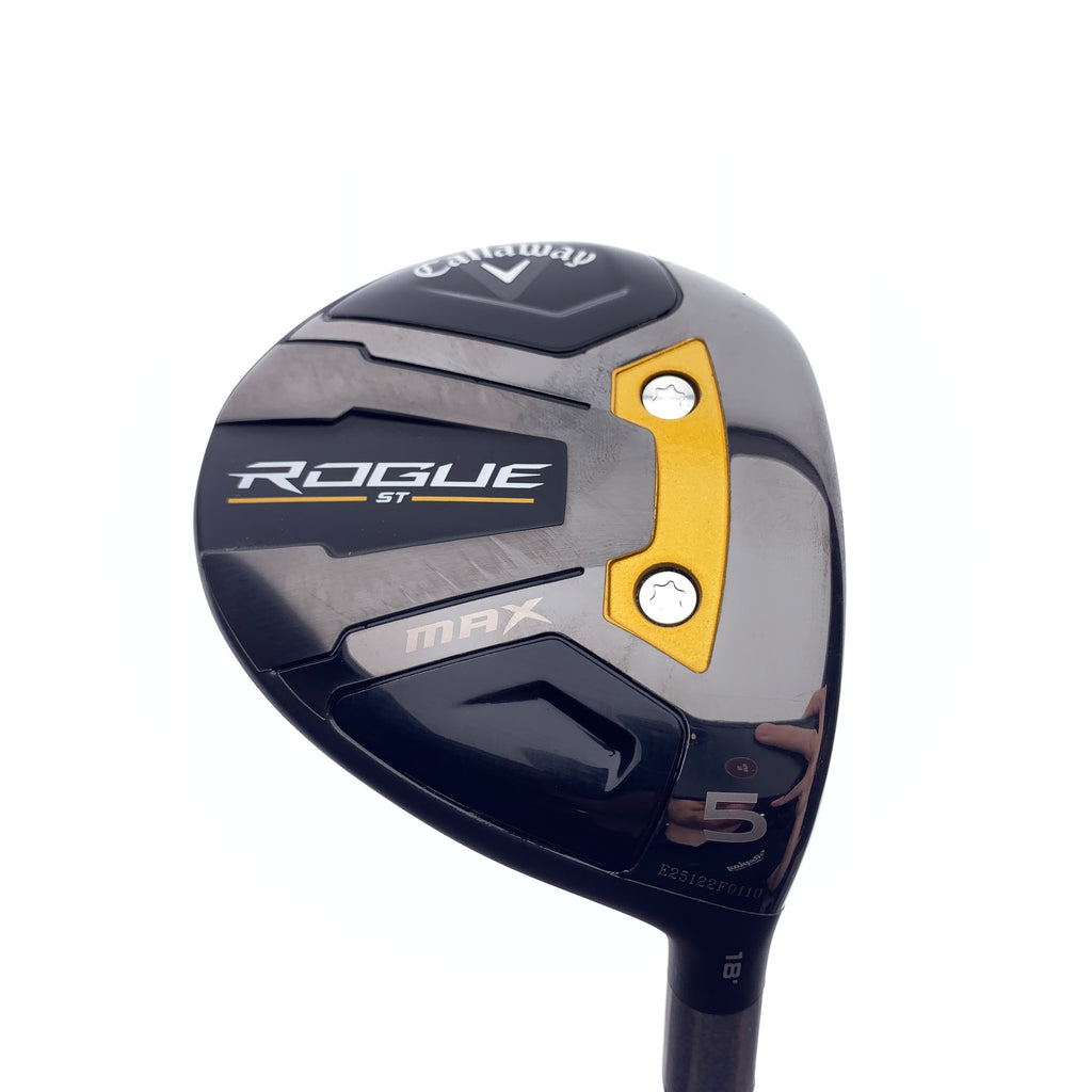 Used Callaway Rogue ST MAX 24 5 Fairway Wood / 18 Degrees / Regular Flex