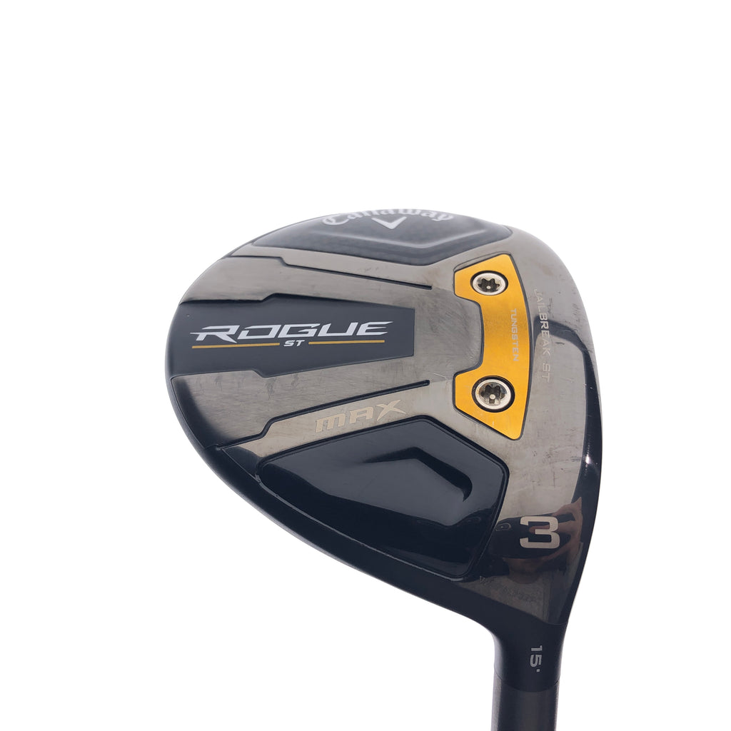 Used Callaway Rogue ST MAX 3 Fairway Wood / 15 Degrees / Regular Flex