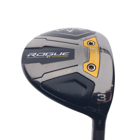 Used Callaway Rogue ST MAX 3 Fairway Wood / 15 Degrees / Regular Flex