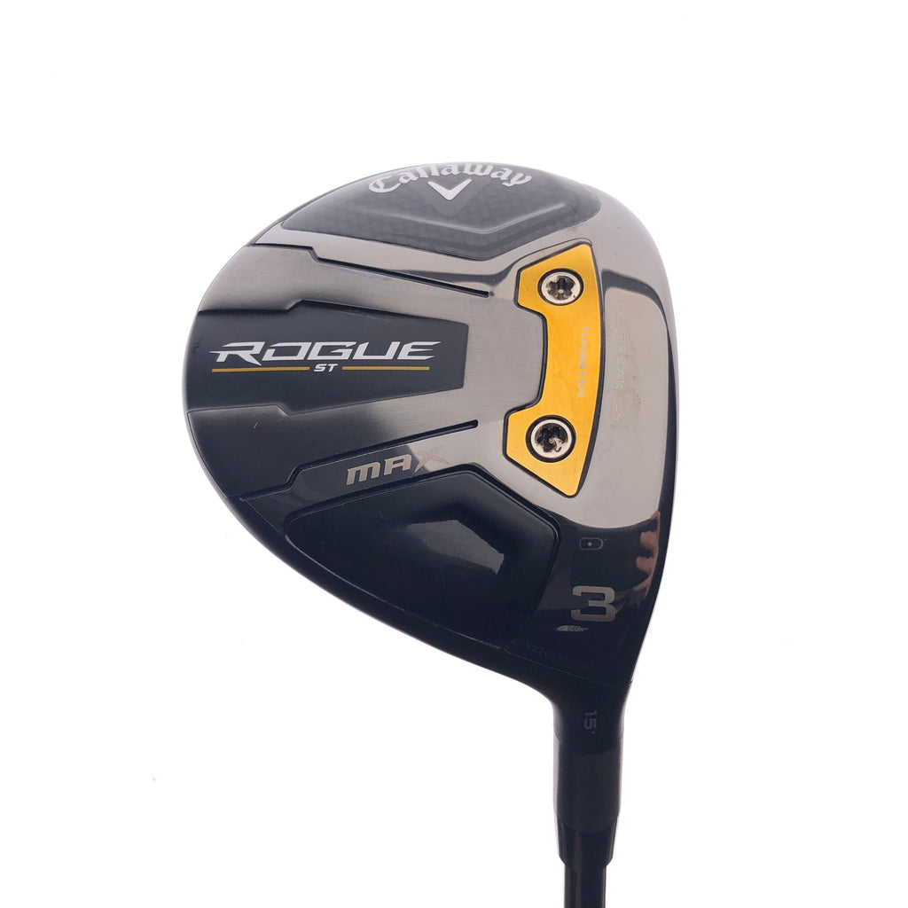 Used Callaway Rogue ST MAX 3 Fairway Wood / 15 Degrees / Regular Flex