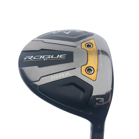 Used Callaway Rogue ST MAX 3 Fairway Wood / 15 Degrees / Regular Flex