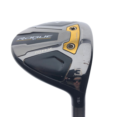 Used Callaway Rogue ST MAX 3 Fairway Wood / 15 Degrees / Regular Flex
