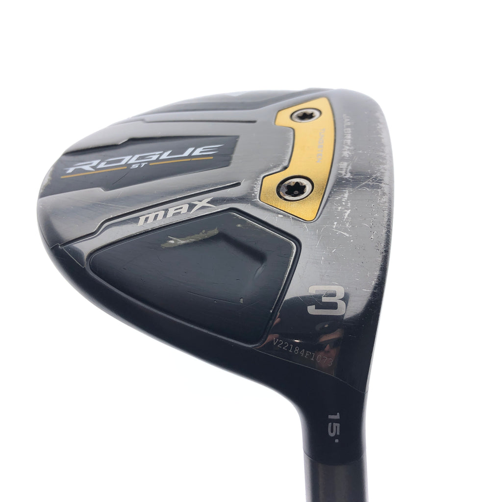 Used Callaway Rogue ST MAX 3 Fairway Wood / 15 Degrees / Regular Flex