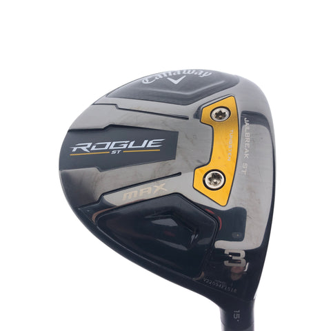 Used Callaway Rogue ST MAX 3 Fairway Wood / 15 Degrees / Regular Flex