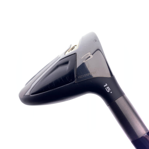 Used Callaway Rogue ST MAX 3 Fairway Wood / 15 Degrees / Stiff Flex