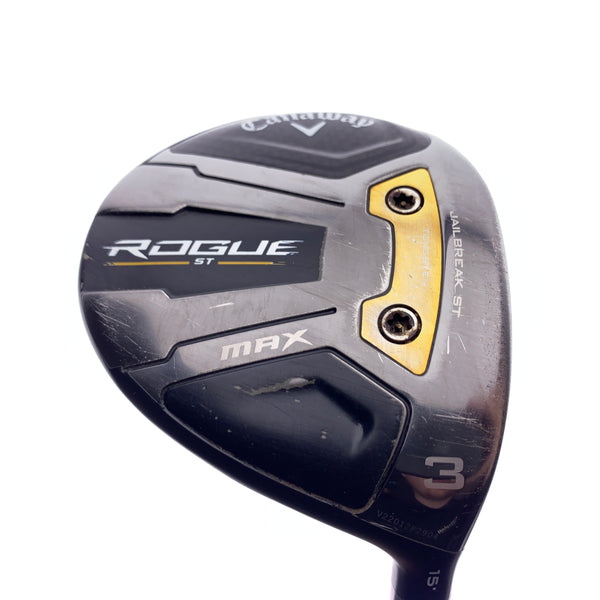 Used Callaway Rogue ST MAX 3 Fairway Wood / 15 Degrees / Stiff Flex