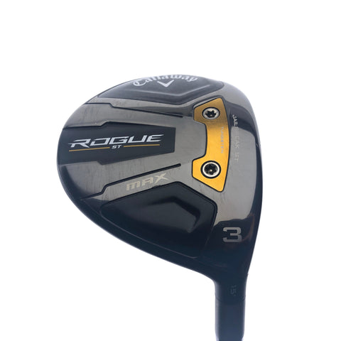 Used Callaway Rogue ST MAX 3 Fairway Wood / 15 Degrees / Stiff Flex