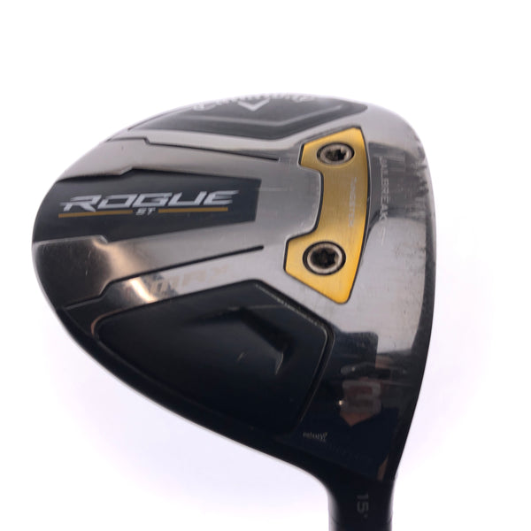 Used Callaway Rogue ST MAX 3 Fairway Wood / 15 Degrees / Stiff Flex