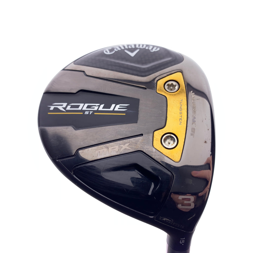 Used Callaway Rogue ST MAX 3 Fairway Wood / 15 Degrees / Stiff Flex