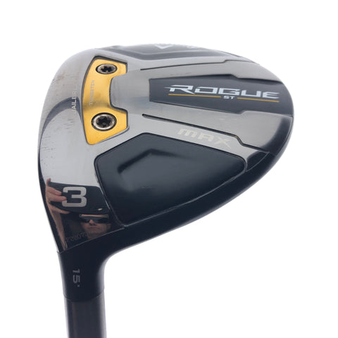 Used Callaway Rogue ST MAX 3 Fairway Wood / 15 Degrees / Stiff / Left-Handed