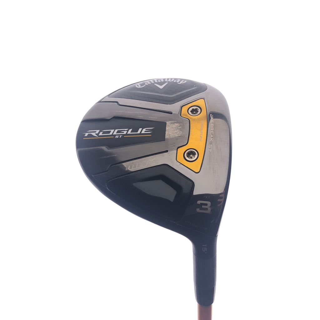 Used Callaway Rogue ST MAX 3 Fairway Wood / 15 Degrees / TX Flex