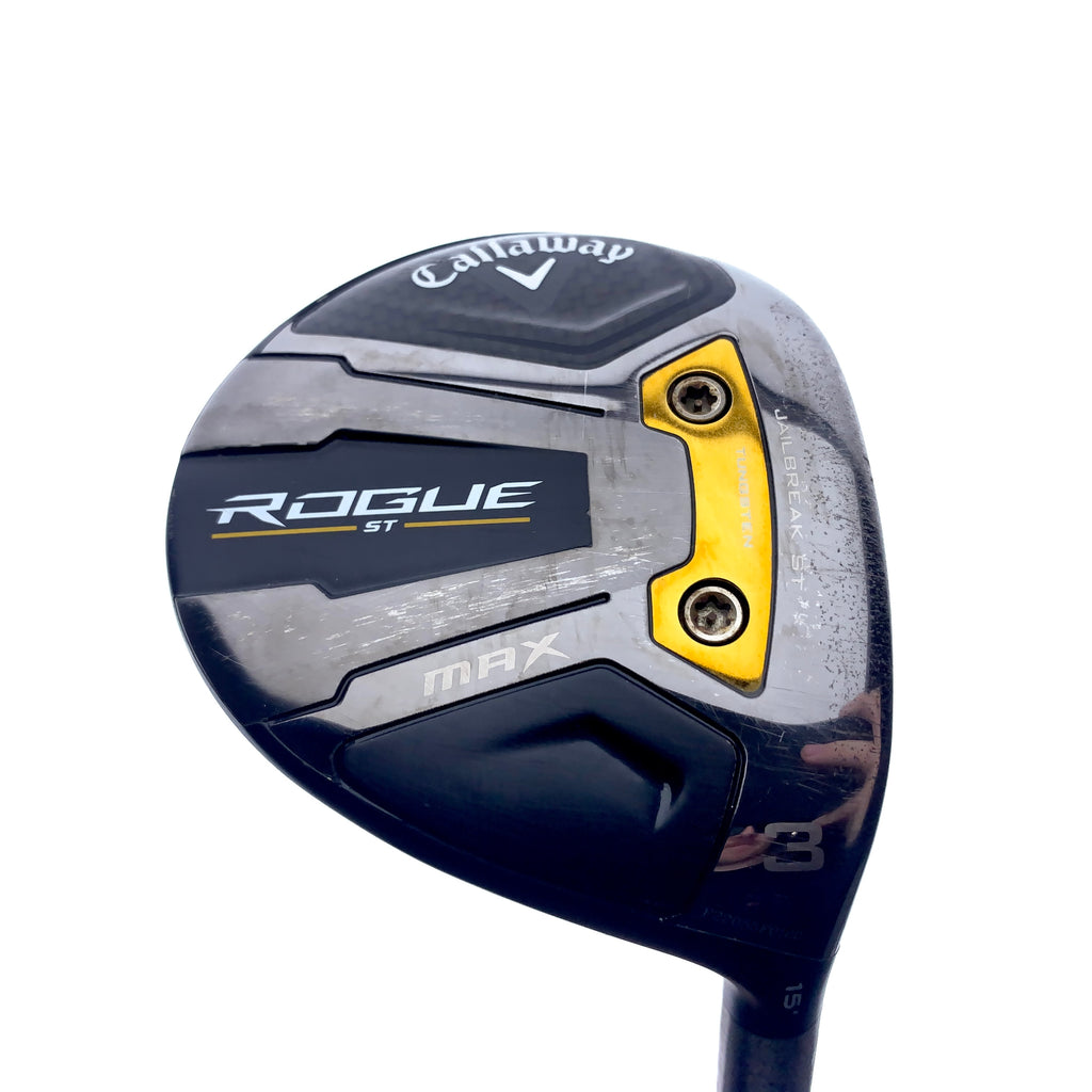 Used Callaway Rogue ST MAX 3 Fairway Wood / 15.0 Degrees / Regular Flex