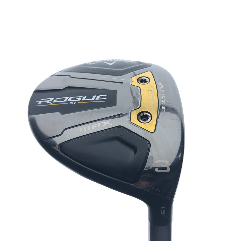 Used Callaway Rogue ST MAX 3 Fairway Wood / 15.0 Degrees / Regular Flex