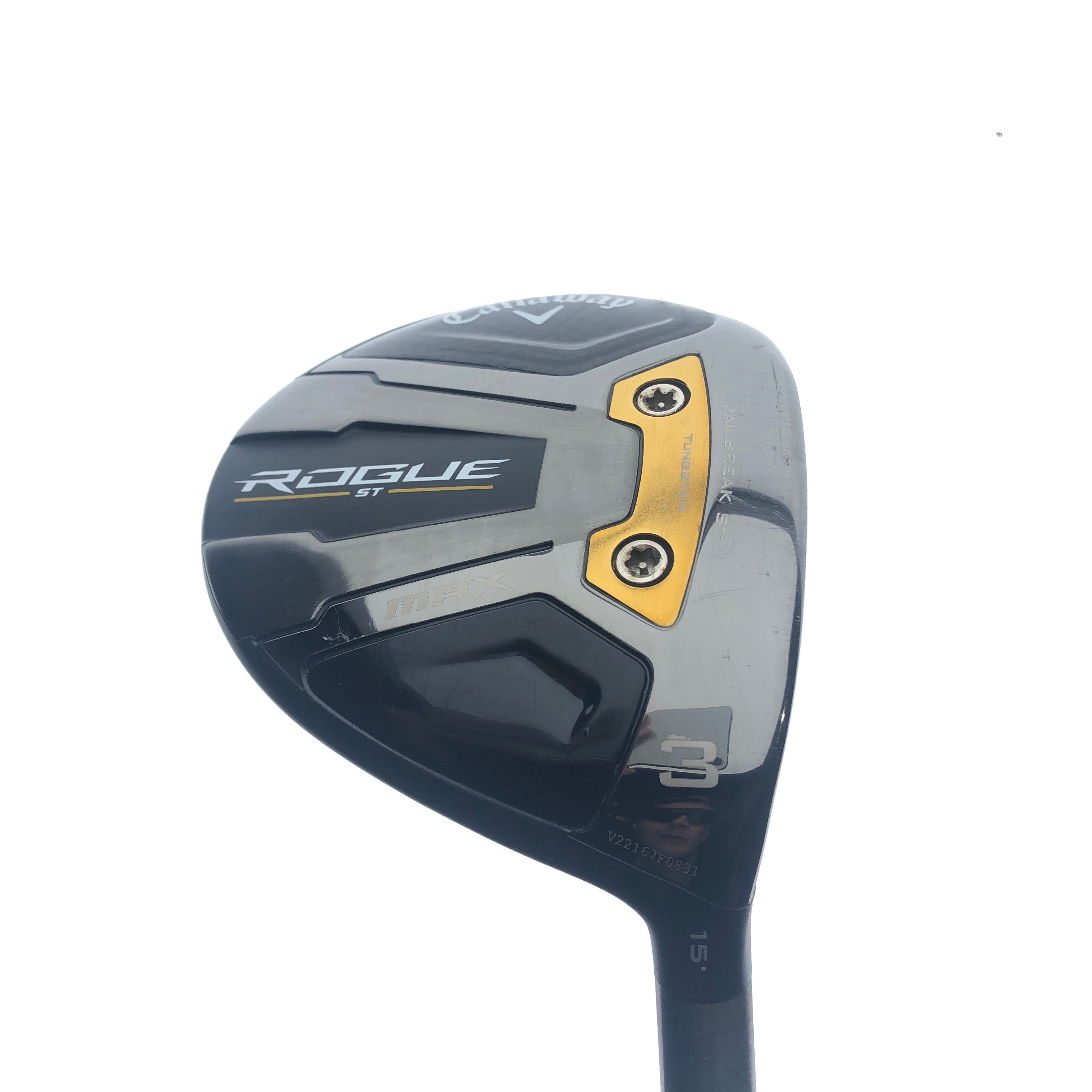 Used Callaway Rogue ST MAX 3 Fairway Wood / 15.0 Degrees / Stiff Flex