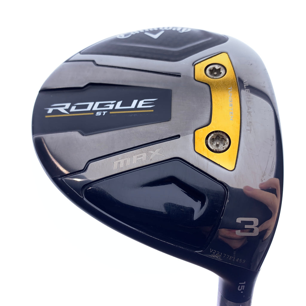Used Callaway Rogue ST MAX 3 Fairway Wood / 15.0 Degrees / Stiff Flex
