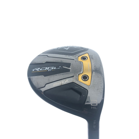 Used Callaway Rogue ST MAX 3 HL Fairway Wood / 16.5 Degrees / A Flex