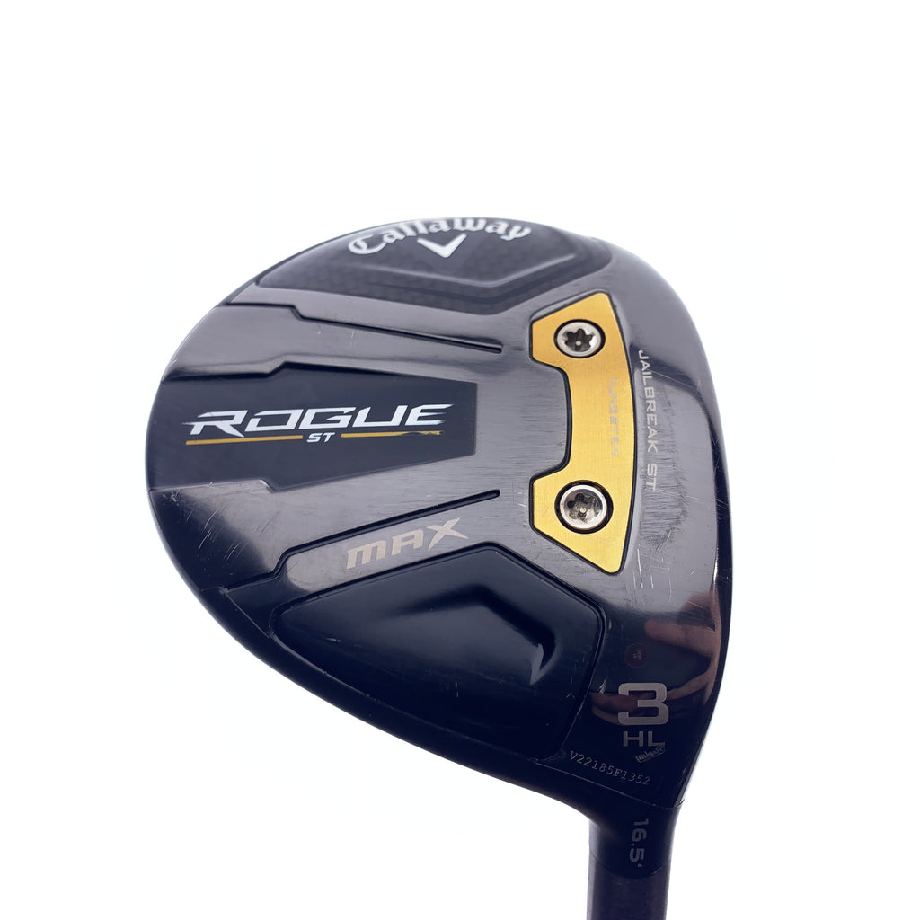 Used Callaway Rogue ST MAX 3 HL Fairway Wood / 16.5 Degrees / Soft Regular Flex