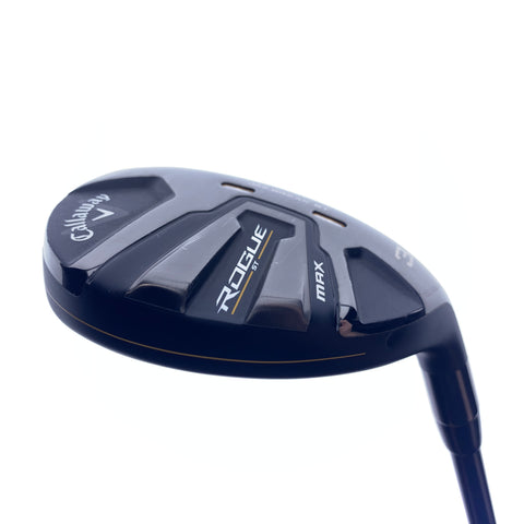 Used Callaway Rogue ST MAX 3 Hybrid / 18 Degrees / Stiff Flex